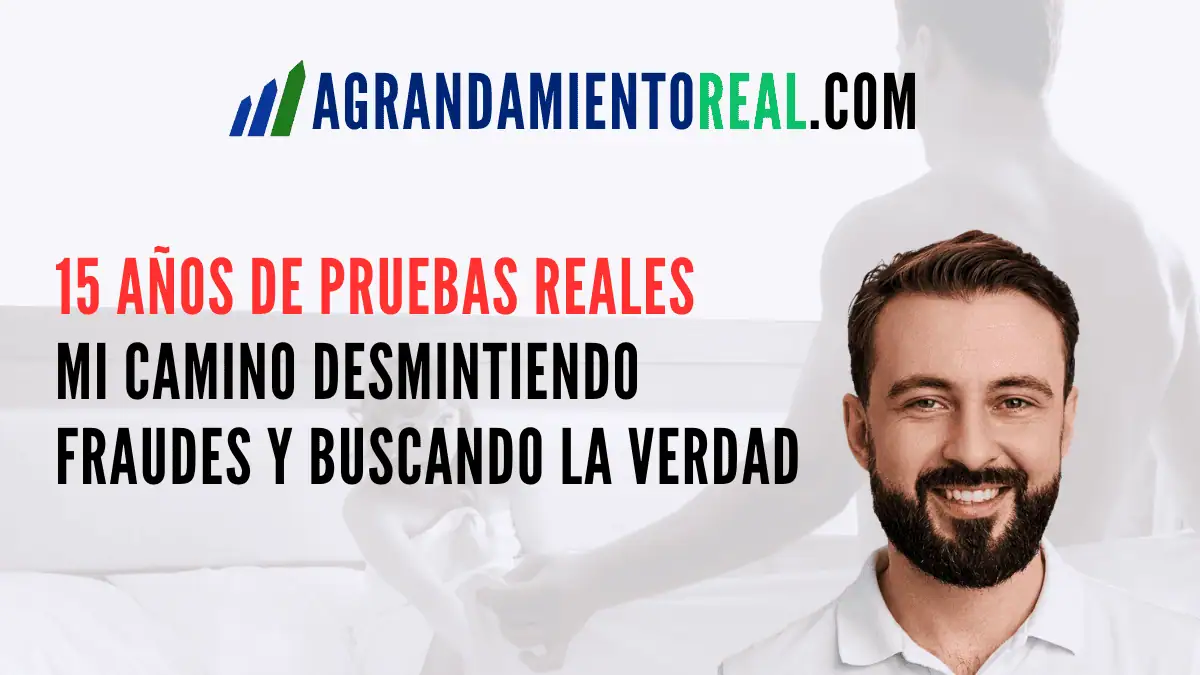 Juan Padilla, autor y creador de Agrandamiento Real con 15 años de experiencia en desarrollo digital y salud masculina.